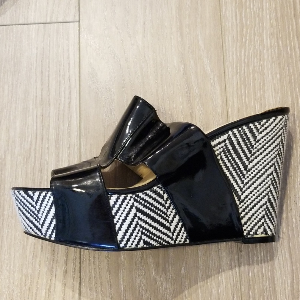 Size 9.5 Nine West Wedge Heels